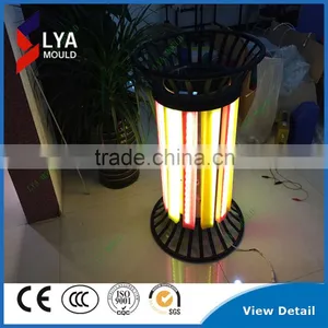 High Transparent Color Garden Trash Bin thumbnail-3