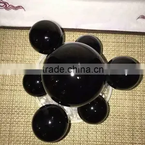 Chinese Good Quality Natural Obsidian Crystal Seven Star Group Crystal Ball thumbnail-1