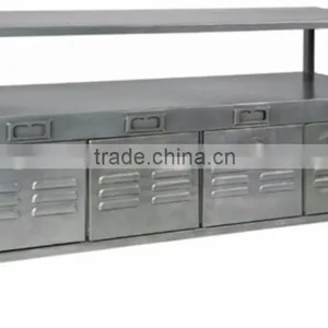 Industrial Console Table With Drawer Cum TV Unit thumbnail-4
