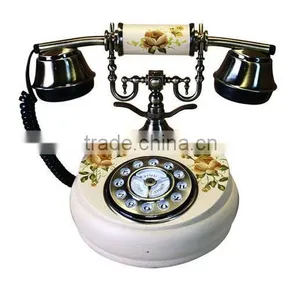 Handmade Decor With Wooden Antique Telephone thumbnail-1