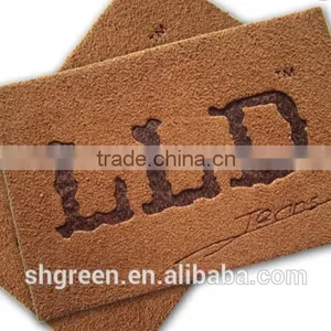 Durable Microfibre Leather Hangtag With Debossed Logo thumbnail-5