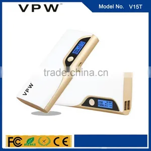 Portable 10000mAh 15000mah Power Bank With LCD Indicator for IPhone for Samsung thumbnail-1