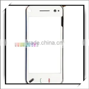 High Quality Touch Screen With Frame for Nokia N97 White thumbnail-2