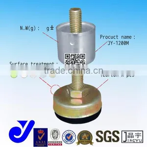 JY-1200M|Round Bottom Pipe Mats|OD 27.8mm Pipe Ottomans|Rubber Bottom Foot Cup thumbnail-1