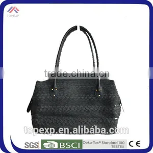 Printed Straw Bag Tote Straw Bag thumbnail-5