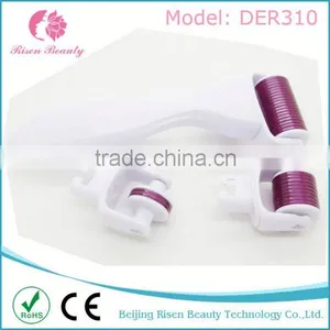 Changeable Heads 2015 Attractive Product Medical Derma Roller for Skin Rejuvention 3 in 1 Needles192,600,1200pins thumbnail-1