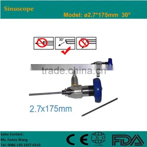 Stainless Sinuscope With Storz Stryker Olympus Wolf Connector 2.7*175mm 30 Degree thumbnail-1