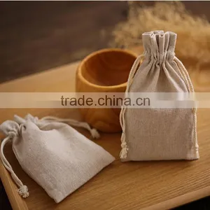 Drawstring Cotton and Linen Bags thumbnail-2