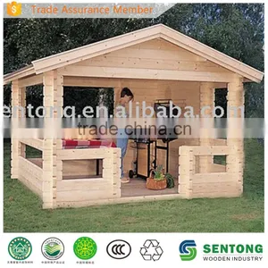BBQ Wooden Gazebo thumbnail-1