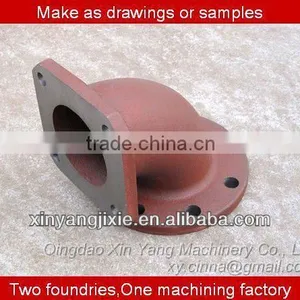 Sand Cast Cast Iron Pipe Fitting in Mechanical Parts&fabrication Services thumbnail-1