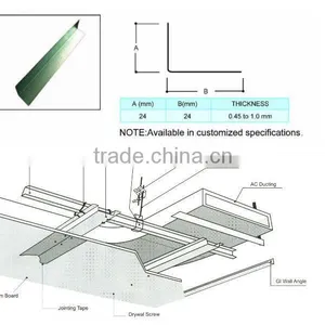 Q195 Galvanized Light Steel Keel Wall Angle 25/35/40/45mm thumbnail-4