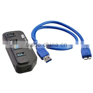 Computer External USB Cable, Four USB HUB, 3.0 USB Socket thumbnail-1