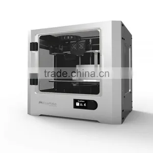 EcubMaker FANTASY Pro Dual Extruder Large Metal FDM 3D Printer Machine China for Sale 260x180x200mm Support Soluble Filament thumbnail-1