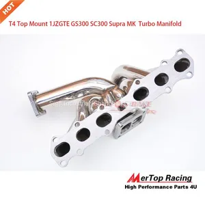 Mertop T4 TWIN SCROLL Turbo Manifold Fits Toyota 1JZ 1JZGE 1JZ JZA70 MK3 Engines thumbnail-3