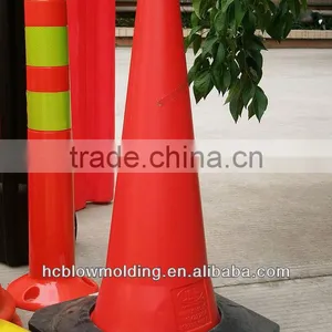 OEM Blow Molding HDPE Plastic 75cm Traffic Cone /Road Cone Reflecting Road Cone thumbnail-4