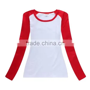 Long Sleeve Thick Sublimation t Shirt Design Wholesale Blank Maternity t Shirts thumbnail-6
