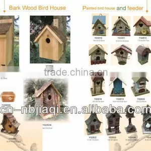 Painted Bird House and Feeder thumbnail-1