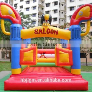 18oz Vinyl Laminated Polyester,laminated Pvc Tarpaulin for Bouncer Material thumbnail-6