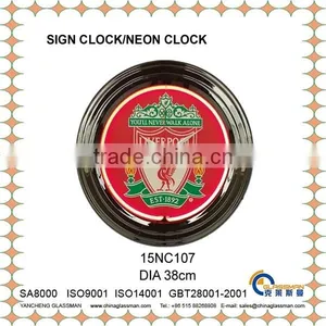 Customizable Colorful Neon Clock LED Clock Wall Clock 15NC107 thumbnail-1