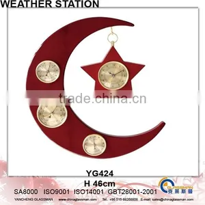 Weather Station With Wood Frame YG424 thumbnail-1
