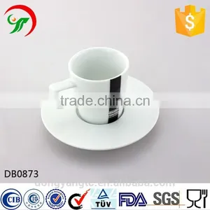 Factory Custom-made Wholesale Porcelain Ceramic Tea Cup and Saucer Set thumbnail-1