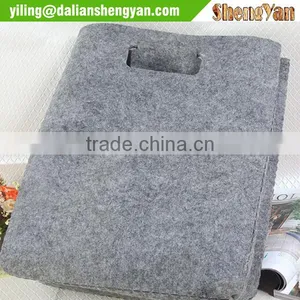 Grey Felt Shopper Bag thumbnail-3