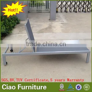 Stackable Outdoor Aluminum Adjustable Chair Chaise Lounge thumbnail-6