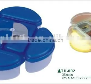 Plastic Mini Combine Storage Bento Lunch Box and Food Containers thumbnail-2