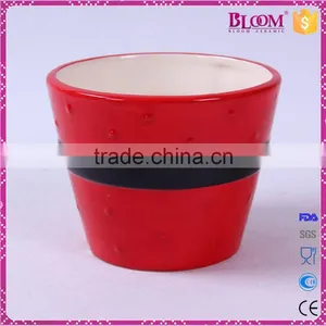 Garden Decoration Ceramic Christmas Flowerpot thumbnail-3