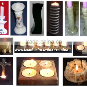 Marble Lamp, Soapstone Candle Holder thumbnail-1