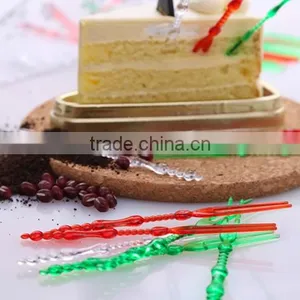 Useful Plastic 50pcs Cake Forks Set/ Disposable Plastic Fruit Forks/single Use Plastic Forks for Picnic thumbnail-3