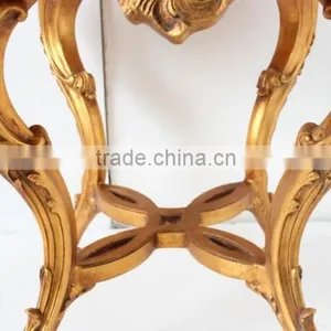 Baroque Style Round Table With Marble Top thumbnail-2