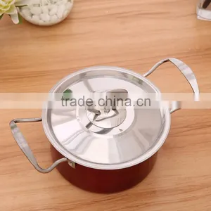 Colorful Cooking Pot Stainless Steel, Cookware Set, Kitchen Ware thumbnail-6