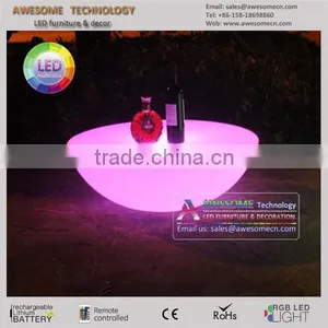 Plastic Luxury Led Lit Centre Table Casino Table thumbnail-1