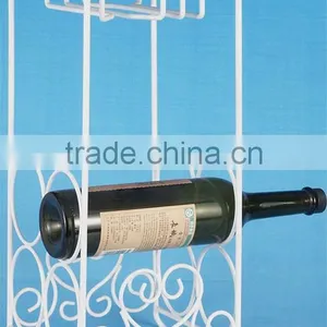 Wine Rack Handcrafted Metal Wine Bottle Rack for Home Decor thumbnail-1