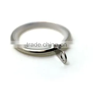 Curtain Rod Ring Low Noise With Fixed Eyelet Inside Diameter D35mm Brushed Nickel Plated thumbnail-3