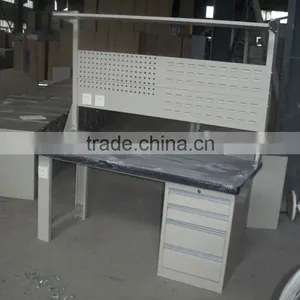 High Quality Industrial Metal Workbench With MDF /Stainless/ Wood Top thumbnail-2