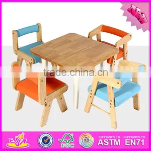 2016 New Design Baby Wooden Study Desk., Fashion Kids Wooden Study Desk, Popular Chidlren Wooden Study Desk W08G179 thumbnail-3