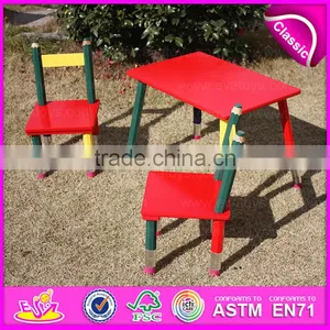 2015 Excellent Quality Cheap Folding Kids Pencil Table and Chairs,Cartoon Pencil Used Children Table and Chair Wholesale WO8G138 thumbnail-4