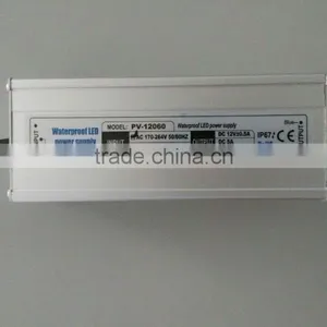 Led Waterproof Power Supply Constant Voltage 12V 60W thumbnail-1