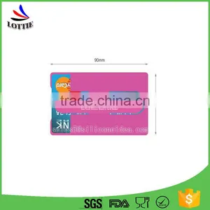 High Quality Custom Logo Promotional Silicon Card Holder for Phone thumbnail-2