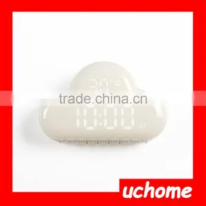 UCHOME Cloud Shape Alarm Clock/Colour Changing Light Nature Sound Alarm Clock,Table Alarm Clock,Digital Clock thumbnail-3