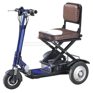 China Cheap Foldable Electric Tricycle Adults, Folding 3 Wheel Electric Tricycle With Lithium Battery thumbnail-1
