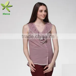 OEM Wholesale New Arrivals Crochet Pattern Blouse thumbnail-1