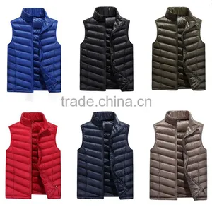 Most Popular Winter Orange Down Vest Winter Jacket Cheapest Price Winter Vest thumbnail-1