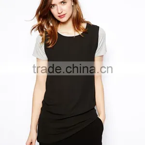 Short Sleeve Long Shirt Styles for Women thumbnail-1