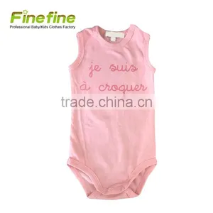 Hot Sale 100% Cotton Oem Manufacturer Plain Color Baby Rompers thumbnail-1