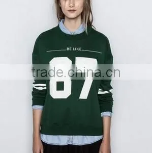 Fashion Avant-garde Figure Pattern Long Sleeve Pullover Hoodie(Green) thumbnail-1
