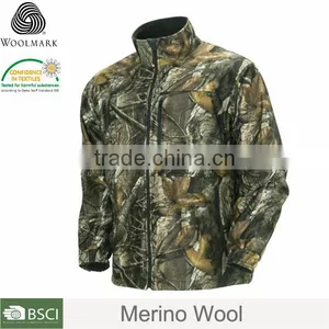 Eco-friendly Mens Winter Outdoor Hunting Clothing 100% Merino Wool , Men's Outdoor Clothing thumbnail-3