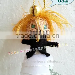 Handmade Keychains Keyrings Voodoo Doll String Accessories Bag Gifts thumbnail-1